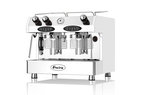 Fracino BAM2E-3V Bambino Luxury Edition Coffee Machine 2 Group | BAM2E- 3V-IVORI 2 Group Espresso Coffee Machines Fracino