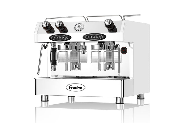 Fracino BAM2E-3V Bambino Luxury Edition Coffee Machine 2 Group | BAM2E- 3V-IVORI 2 Group Espresso Coffee Machines Fracino