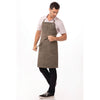 Chef Works Urban Dorset Antique Bib Apron Earth Brown - BB002 Aprons Chef Works Urban