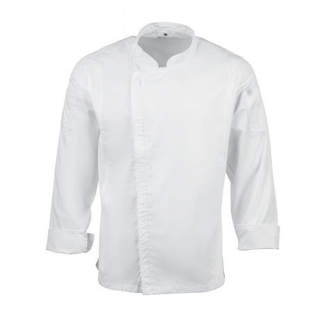 Chef Works Unisex Hartford Lightweight Chef Jacket White Size XXL - BB264-XXL Chef Works Chefs Jackets Chef Works Urban   
