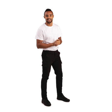 Stretch Slim Combat Trousers Black 36 - BB463-36 All Chefs Trousers Portwest   