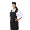 Nisbets Essentials Bib Aprons Polycotton Black (Pack of 2) - BB475  Nisbets Essentials   