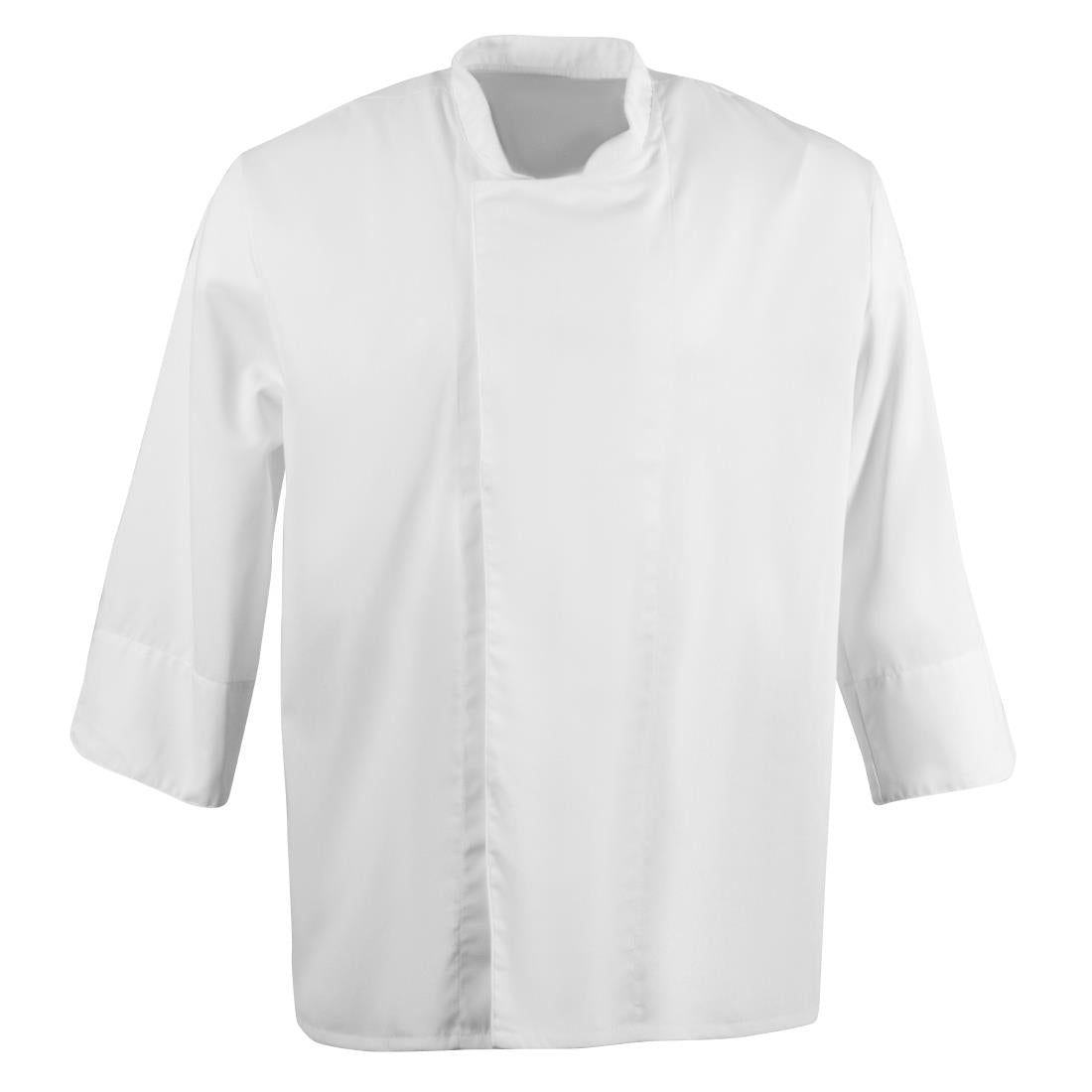 Whites Unisex Atlanta Chef Jacket White Teflon Size L - BB578-L Whites Chef Jackets and Tunics Whites Chefs Clothing   