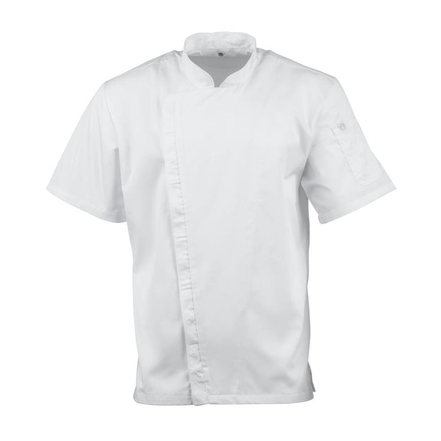 Chef Works Cannes Short Sleeve Chefs Jacket Size S - BB669-S Chef Works Chefs Jackets Chef Works   