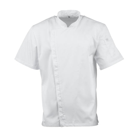 Chef Works Cannes Short Sleeve Chefs Jacket Size XL - BB669-XL Chef Works Chefs Jackets Chef Works   