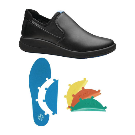 WearerTech Vitalise Slip on Shoe Black/Black with Modular Insole Size 43 - BB741-43 WearerTech Shoes WearerTech   