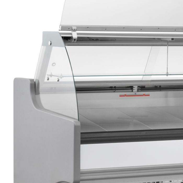 Blizzard 1.3m Curved Glass Serve Over Counter | BCG130WHV2 Standard Serve Over Counters Blizzard