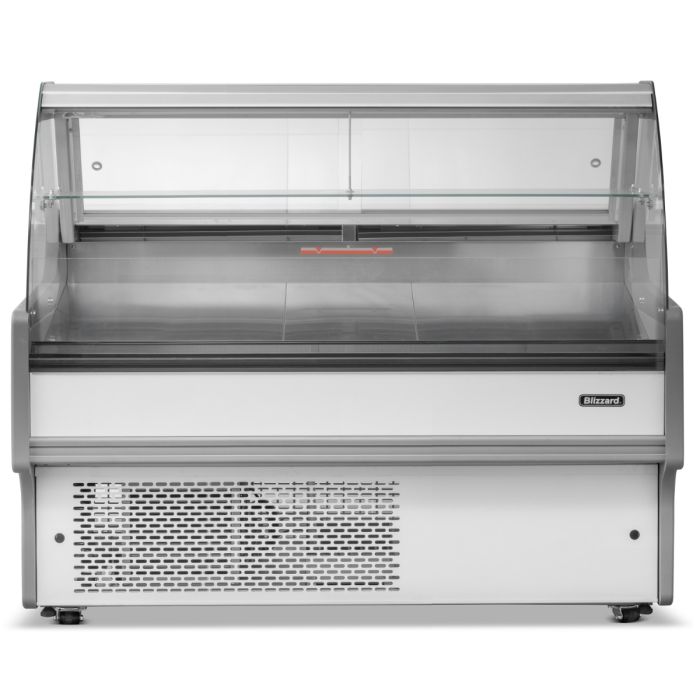 Blizzard 1.3m Curved Glass Serve Over Counter | BCG130WHV2 Standard Serve Over Counters Blizzard