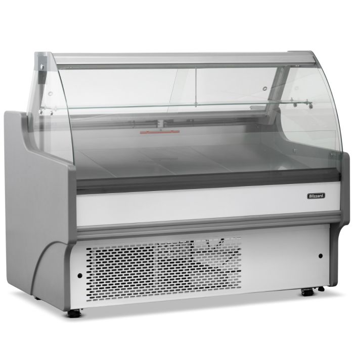 Blizzard 1.3m Curved Glass Serve Over Counter | BCG130WHV2 Standard Serve Over Counters Blizzard