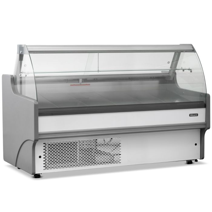 Blizzard 1.5m Curved Glass Serve Over Counter | BCG150WHV2 Standard Serve Over Counters Blizzard