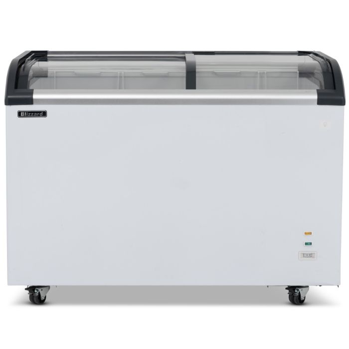 Blizzard Curved Glass Lid Freezer 320L - BDF32 Display Chest Freezers Blizzard