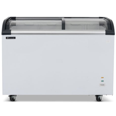 Blizzard Curved Glass Lid Freezer 320L - BDF32 Display Chest Freezers Blizzard