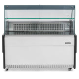 Blizzard Serve Over Counter 1 Door 1340mm Wide White Laminated  - BFG130WH Standard Serve Over Counters Blizzard   