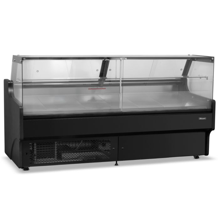 Blizzard Serve Over Counter 2 Door 1965mm Wide Black Laminated - BFG200BKV2 Standard Serve Over Counters Blizzard