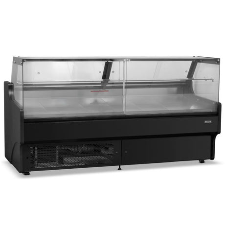 Blizzard Serve Over Counter 2 Door 1965mm Wide Black Laminated - BFG200BKV2 Standard Serve Over Counters Blizzard