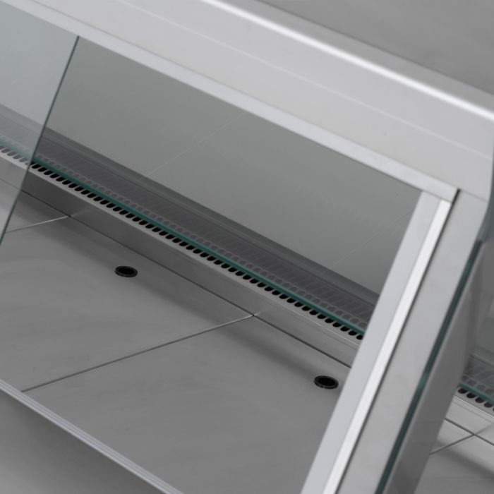 Blizzard Serve Over Counter 2 Door 1965mm Wide Black Laminated - BFG200BKV2 Standard Serve Over Counters Blizzard