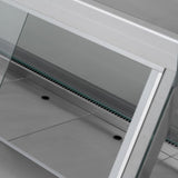 Blizzard Serve Over Counter 2 Door 1965mm Wide Black Laminated - BFG200BKV2 Standard Serve Over Counters Blizzard