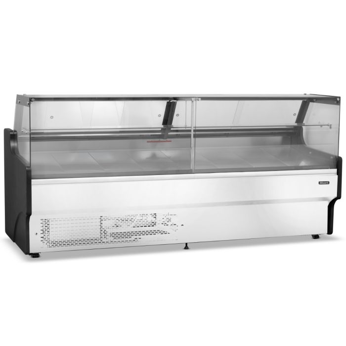 Blizzard 2.5m Flat Glass Serve Over Counter Deli | BFG250WHV2 Standard Serve Over Counters Blizzard