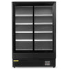 Blizzard 1.3m Multi Deck With Glass Doors Merchandiser Chiller | BTD130BKGDV2 Upright Double Glass Door Chillers Blizzard