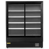 Blizzard 1.5m Multi Deck With Sliding Glass Doors Merchandiser Chiller | BTD150BKGDV2 Upright Double Glass Door Chillers Blizzard