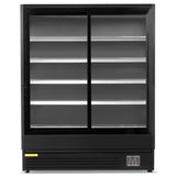 Blizzard 1.5m Multi Deck With Sliding Glass Doors Merchandiser Chiller | BTD150BKGDV2 Upright Double Glass Door Chillers Blizzard