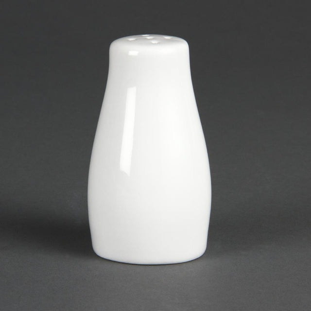 Olympia Whiteware Pepper Shakers 90mm (Pack of 12) - C214 Olympia Crockery Olympia   