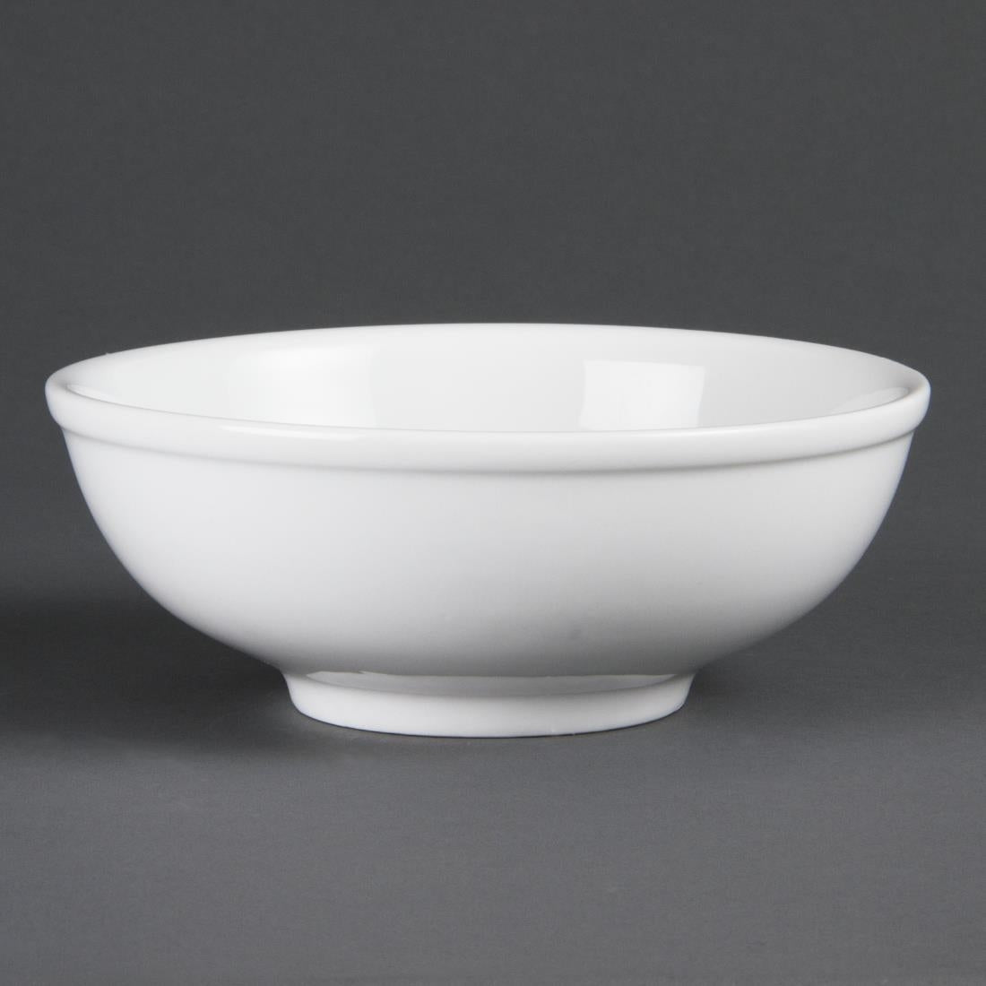 Olympia Whiteware Noodle Bowls 190mm (Pack of 6) - C329 Bowls Olympia