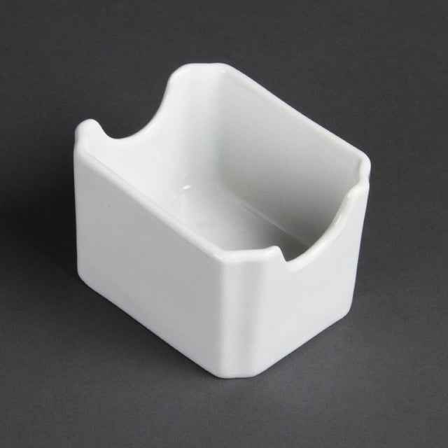 Olympia Whiteware Sachet Holders (Pack of 6) - C346 Olympia Crockery Olympia   
