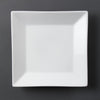 Olympia Whiteware Square Plates Wide Rim 250mm (Pack of 6) - C360 Plates Olympia