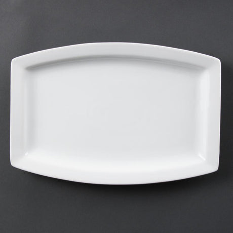 Olympia Whiteware Rectangular Plates 320mm (Pack of 6) - C361 Plates Olympia