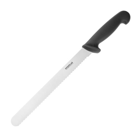 Hygiplas Serrated Slicer Black 24.8cm - C579  Hygiplas   
