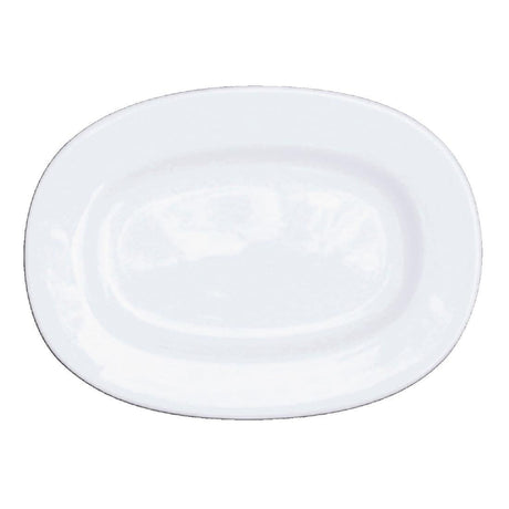Churchill Alchemy Rimmed Oval Dishes 202mm (Pack of 12) - C721 Churchill Alchemy Fine China Churchill   
