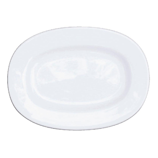 Churchill Alchemy Rimmed Oval Dishes 202mm (Pack of 12) - C721 Churchill Alchemy Fine China Churchill   