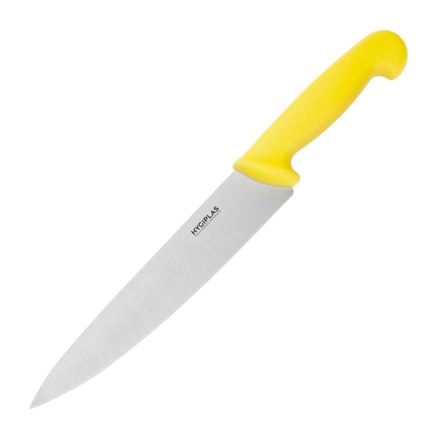 Hygiplas Chefs Knife Yellow 21.8cm - C803  Hygiplas   
