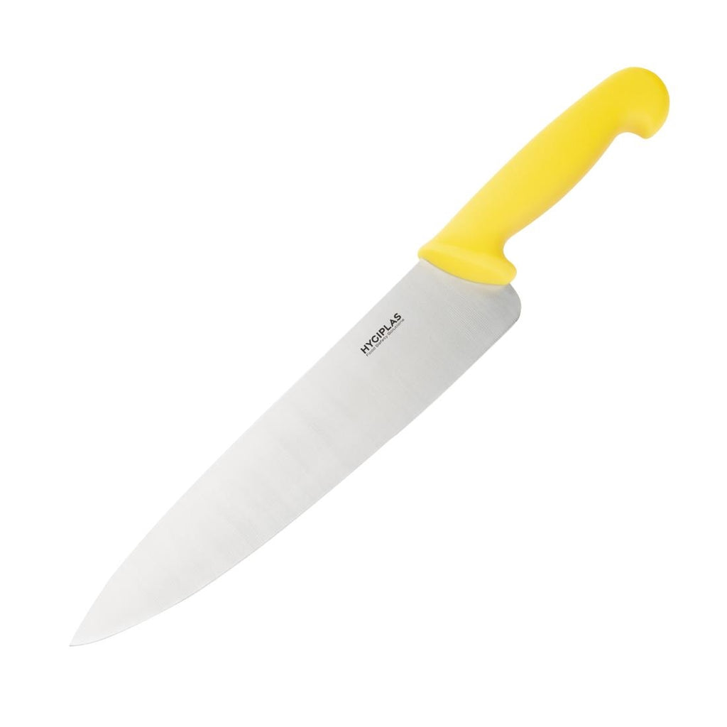 Hygiplas Chef Knife Yellow 25cm - C816  Hygiplas   