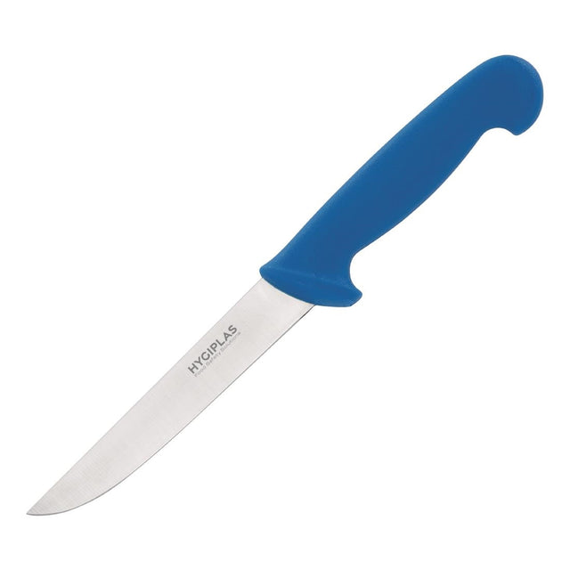 Hygiplas Stiff Blade Boning Knife Blue 15cm - C854  Hygiplas   