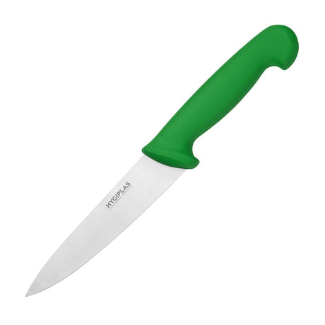 Hygiplas Chef Knife Green 15.5cm - C864  Hygiplas   
