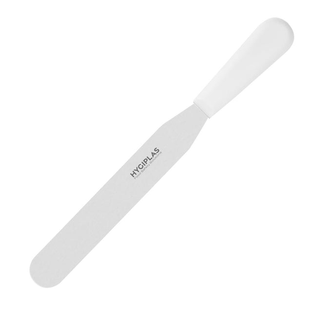 Hygiplas Straight Blade Palette Knife White 20cm - C870  Hygiplas   
