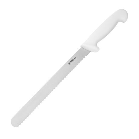 Hygiplas Serrated Slicer White 24.8cm - C883  Hygiplas   
