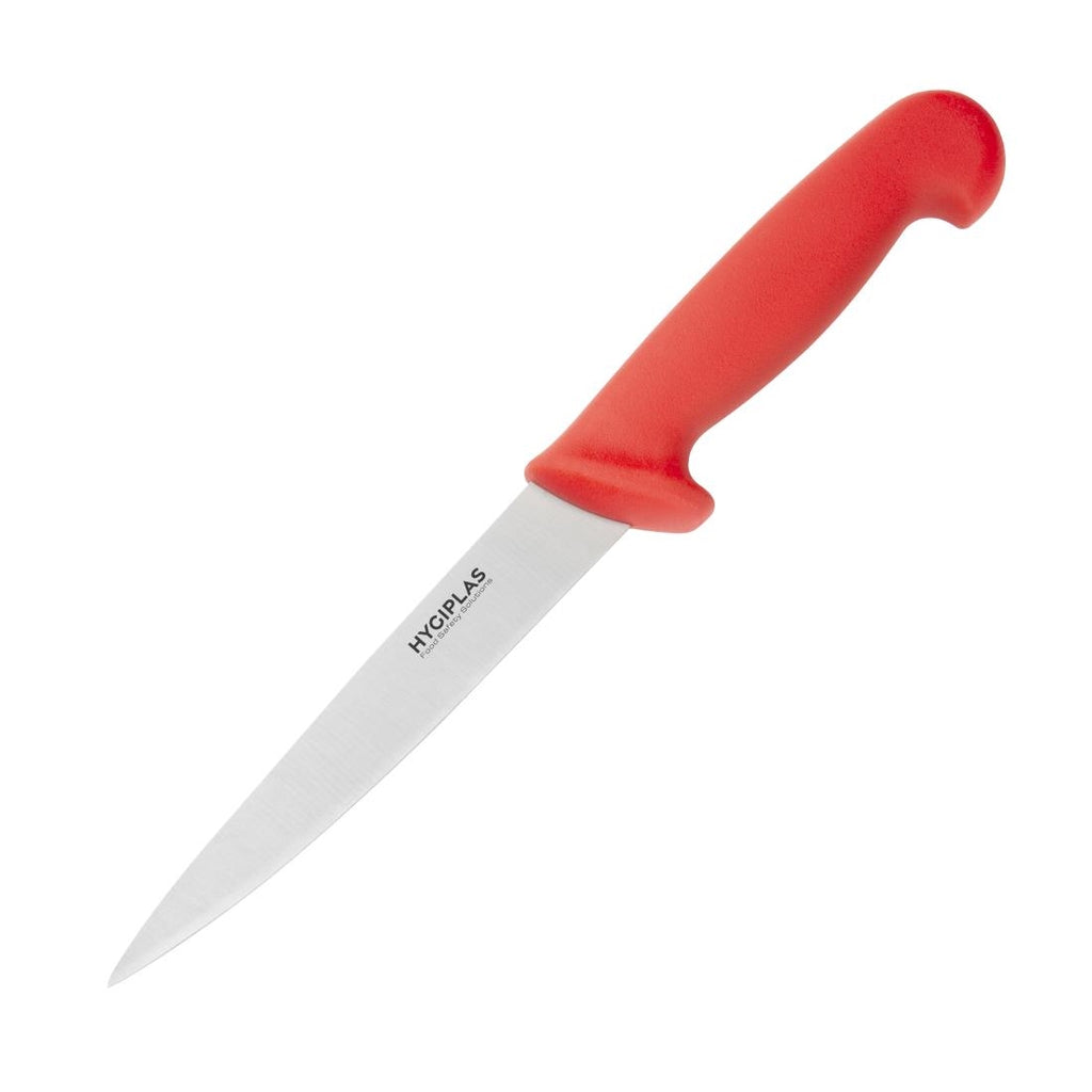 Hygiplas Fillet Knife Red 15cm - C889  Hygiplas   