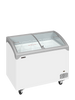 Tefcold Sliding Curved Glass Lid Chest Freezer - NIC301SCEB  Tefcold   