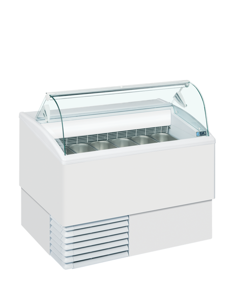 Isa Scoop Ice Cream Display - ISETTA 6LX Ice Cream Display Freezers ISA   