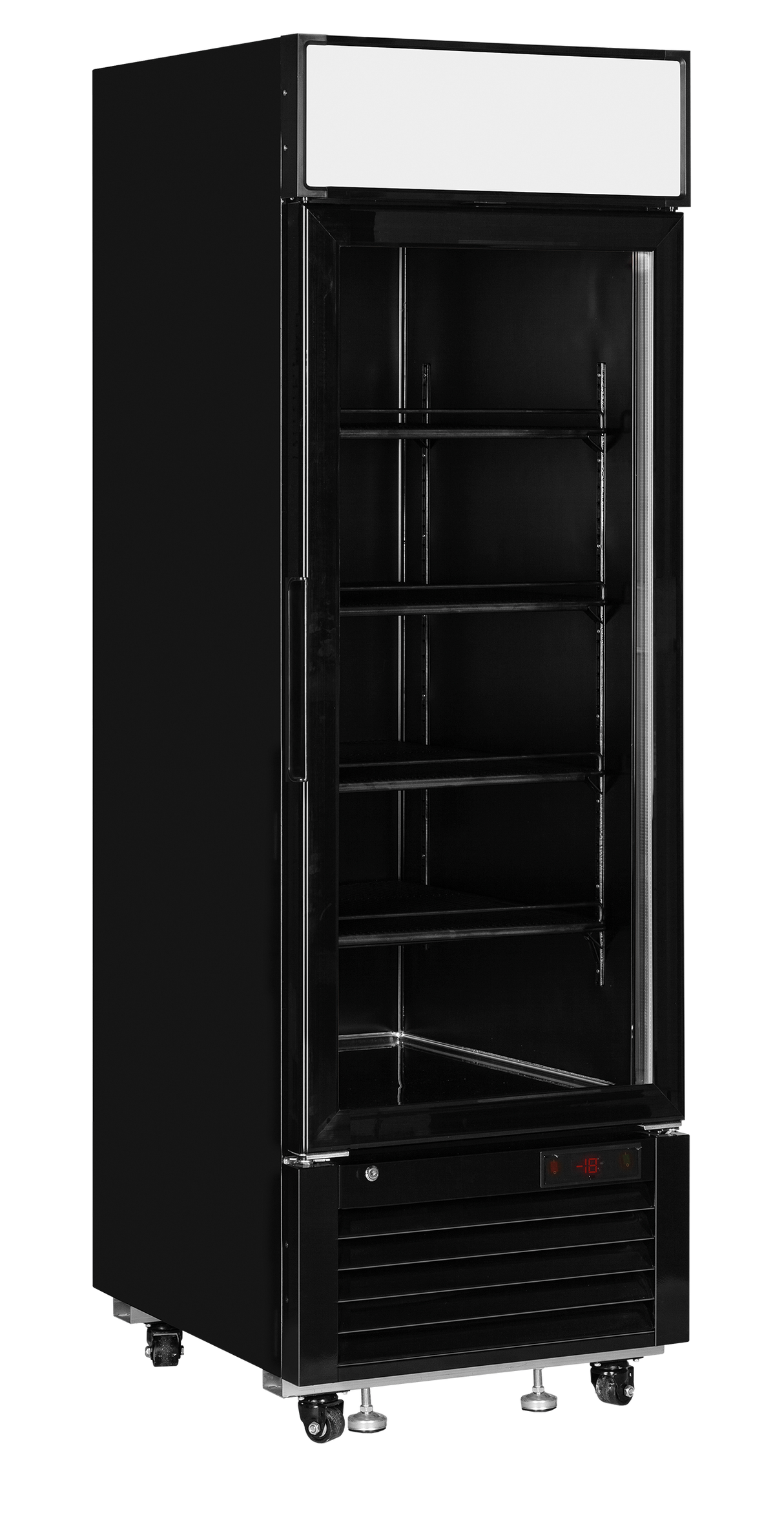 Tefcold Glass Door Display Freezer - LGF2500 Black  Tefcold   