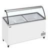 Tefcold Scoop Ice Cream Display - IC501SCE + CANOPY Ice Cream Display Freezers Tefcold
