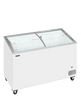 Tefcold Sliding Curved Glass Lid Chest Freezer - IC401SCEB Ice Cream Display Freezers Tefcold