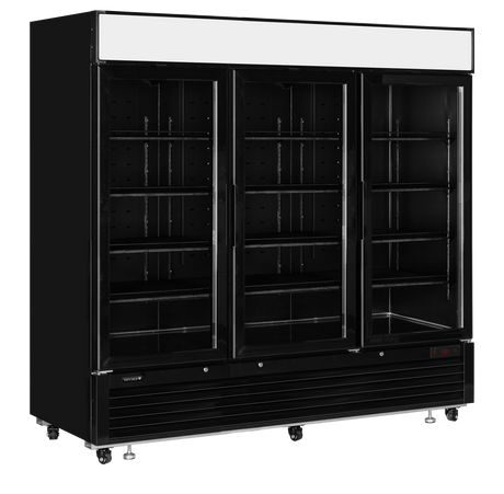 Tefcold Glass Door Display Freezer - LGF7500 Black  Tefcold   