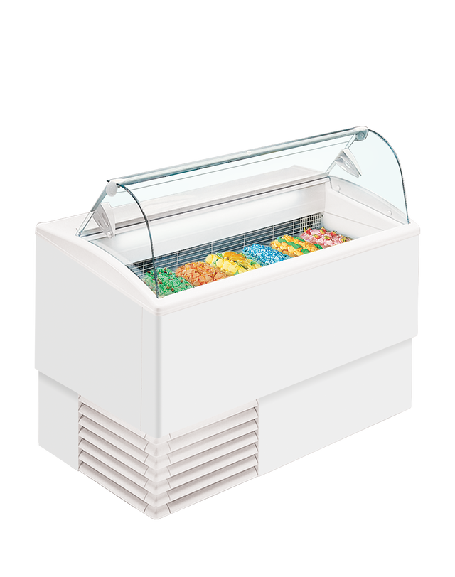 Isa Scoop Ice Cream Display - ISETTA 7LX Ice Cream Display Freezers ISA   