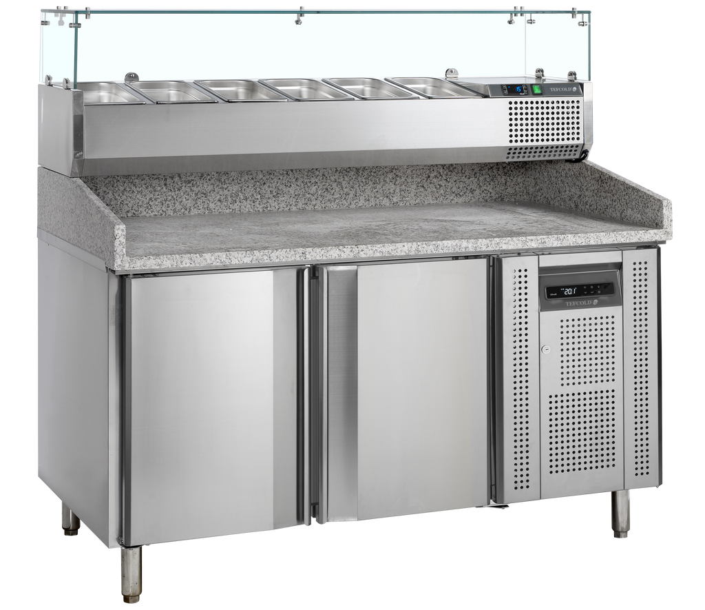 Tefcold  Pizza Table with Topping unit - PT1200 + VK38-150  Tefcold   