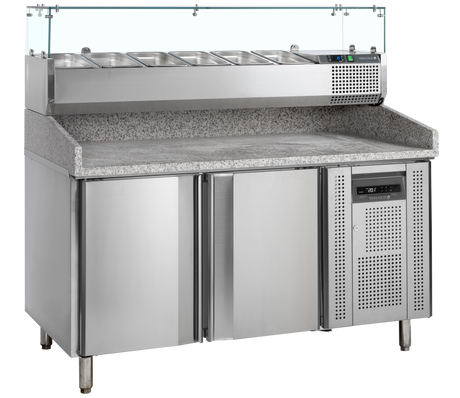 Tefcold  Pizza Table with Topping unit - PT1200 + VK38-150  Tefcold   
