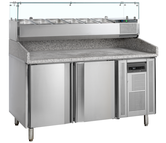 Tefcold  Pizza Table with Topping unit - PT1200 + VK38-150  Tefcold   